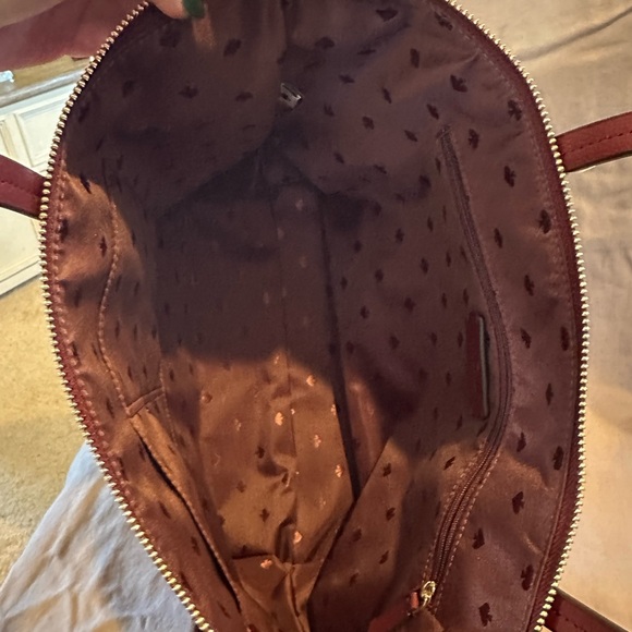 NWT Kate Spade Red Polka Dot Tote Bag - Picture 5 of 6